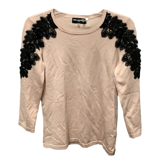Top Long Sleeve Designer By Karl Lagerfeld  Size: Xs
