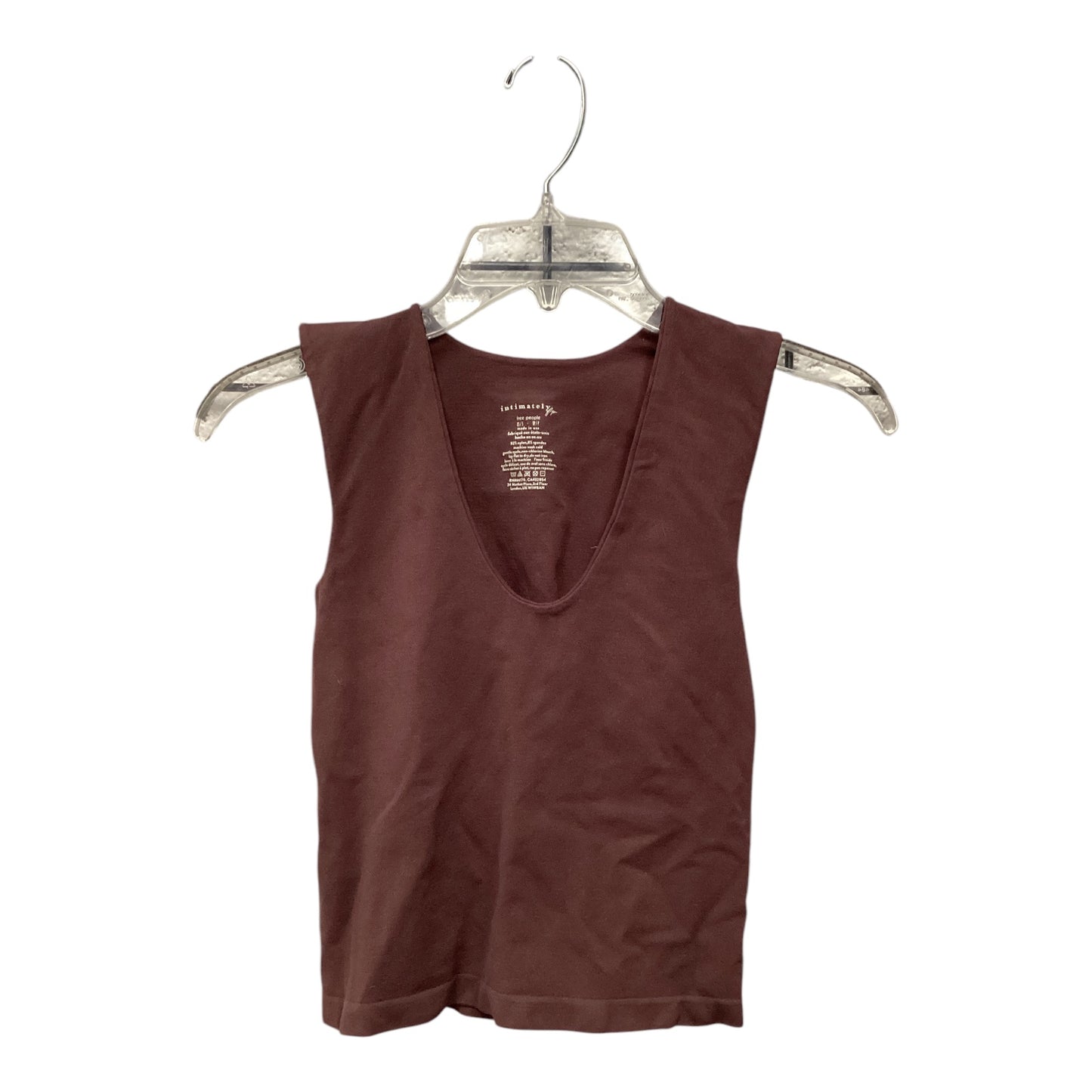 Tank Top By Free People In Brown, Size: Xs