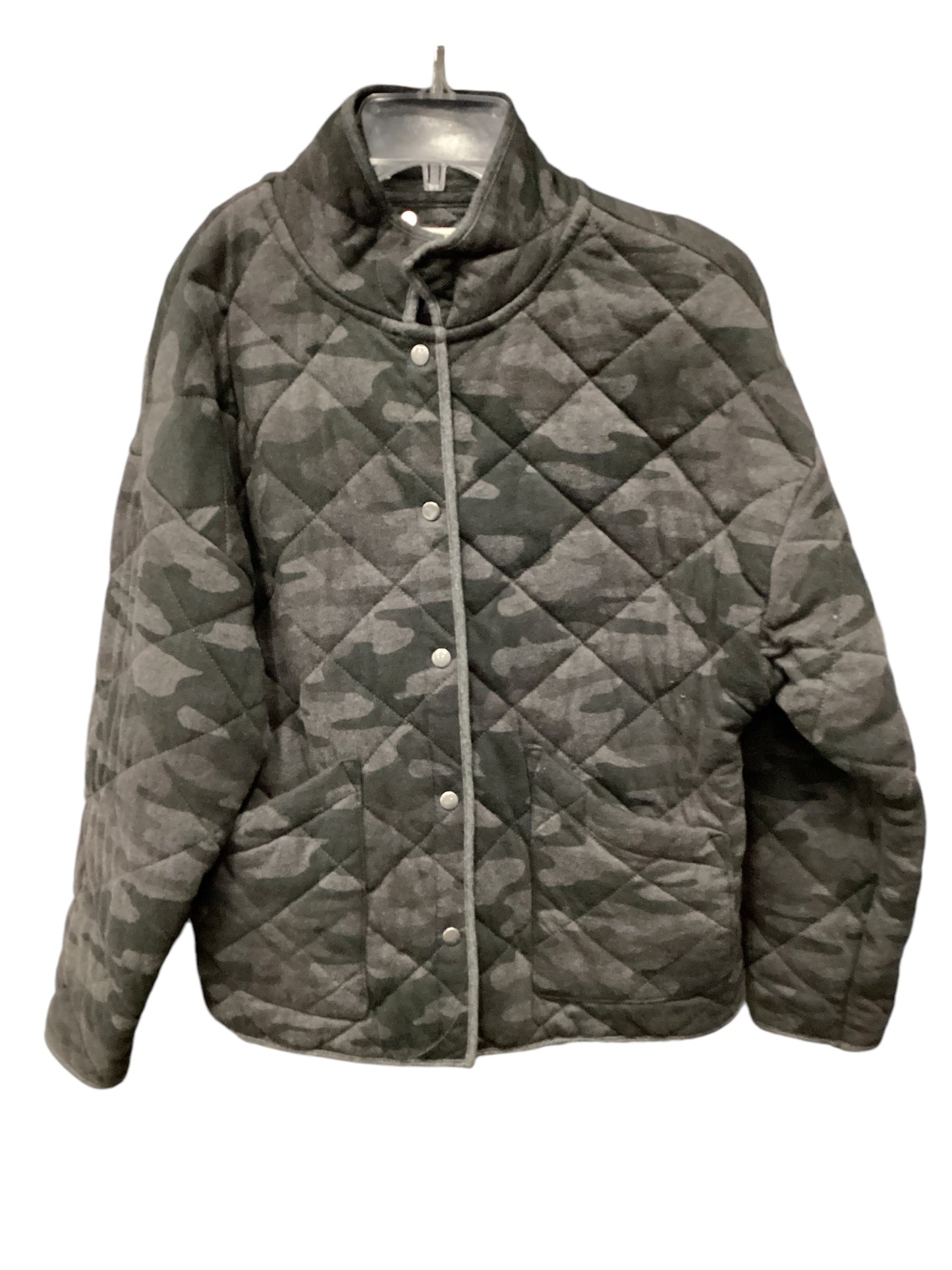 Jacket Puffer & Quilted By Z Supply In Grey, Size: Xs