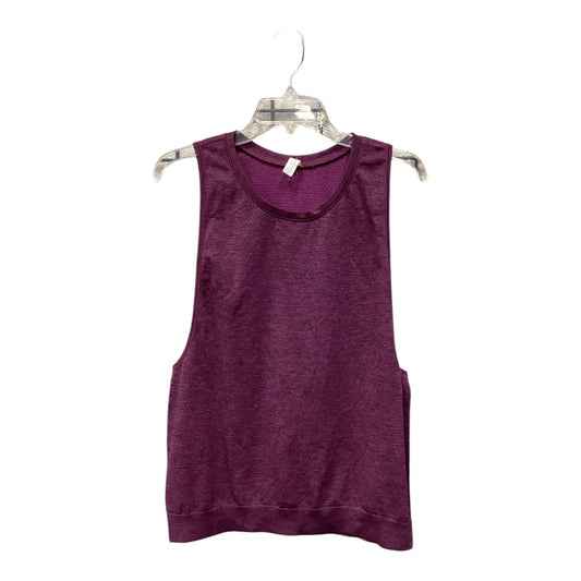 Athletic Tank Top By Lululemon In Purple, Size: 8