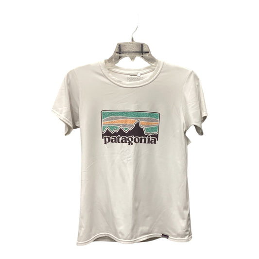 Top Short Sleeve By Patagonia In White, Size: Xs