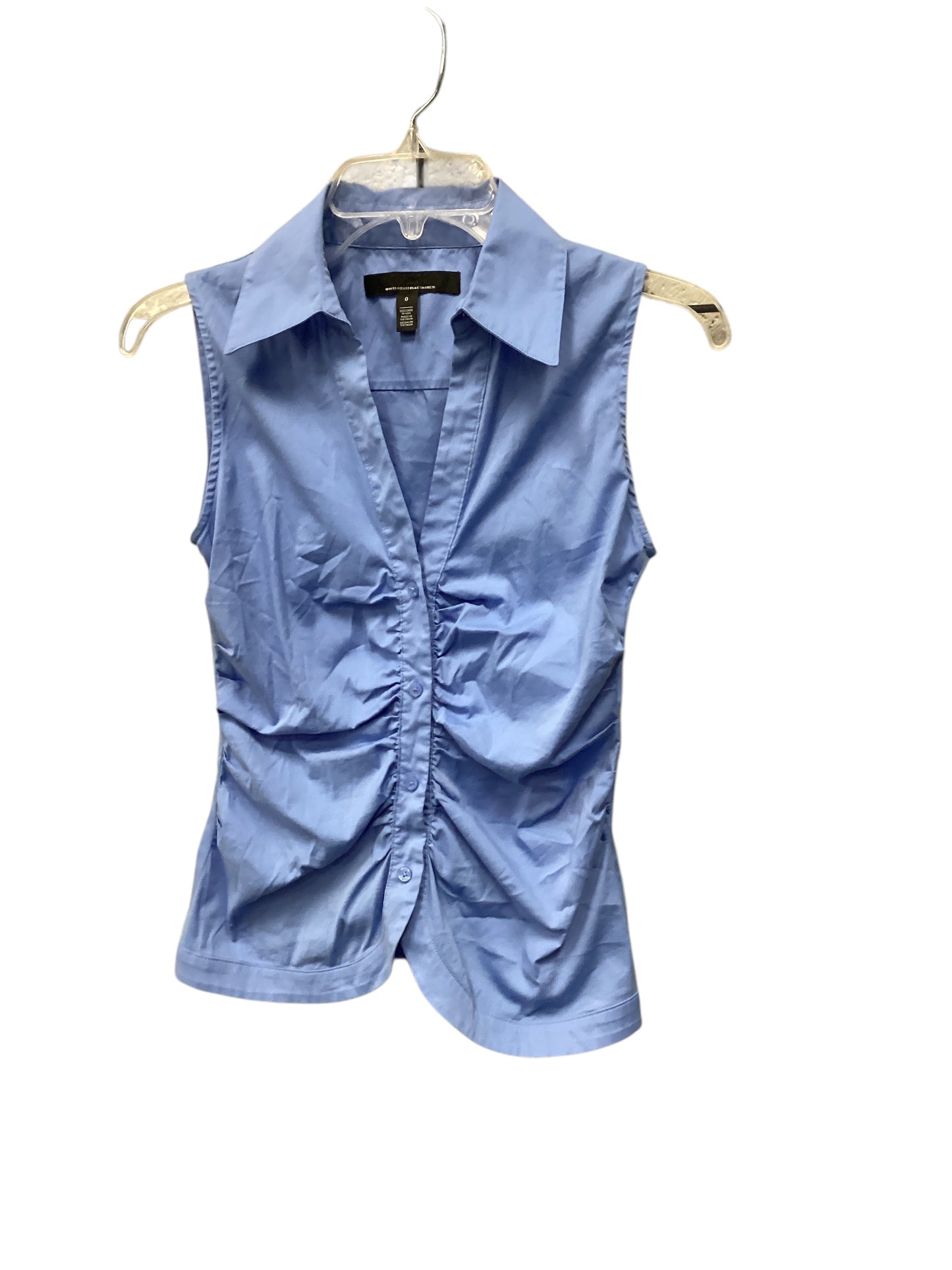 Top Sleeveless By White House Black Market In Blue, Size: 0