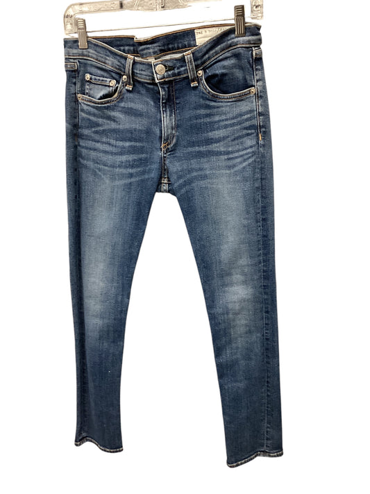 Jeans Skinny By Rag & Bones Jeans In Denim, Size: 8