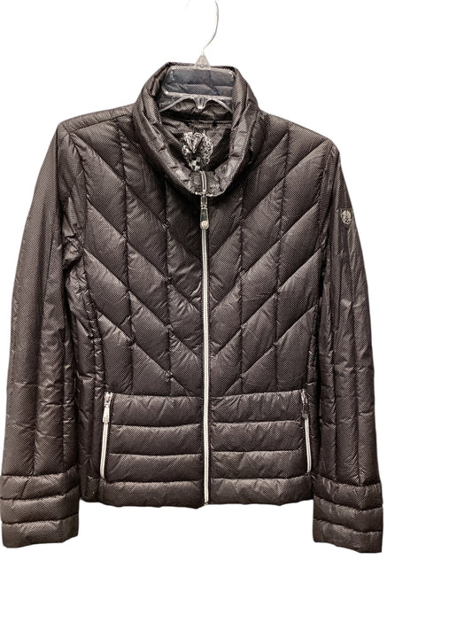 Coat Puffer & Quilted By Vince Camuto In Black Cream, Size: M