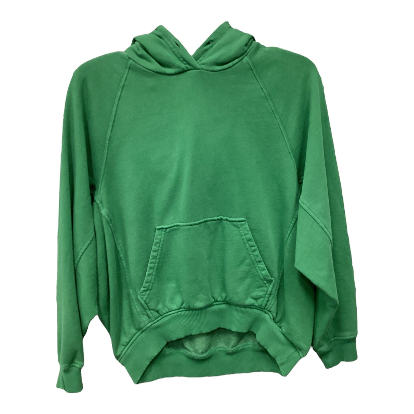 Sweatshirt Hoodie By Madewell In Green, Size: Xs