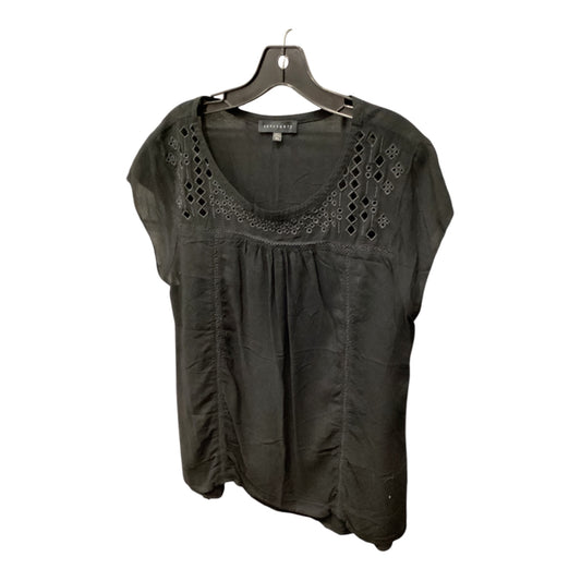 Top Short Sleeve Basic By Sanctuary In Black, Size: Xl