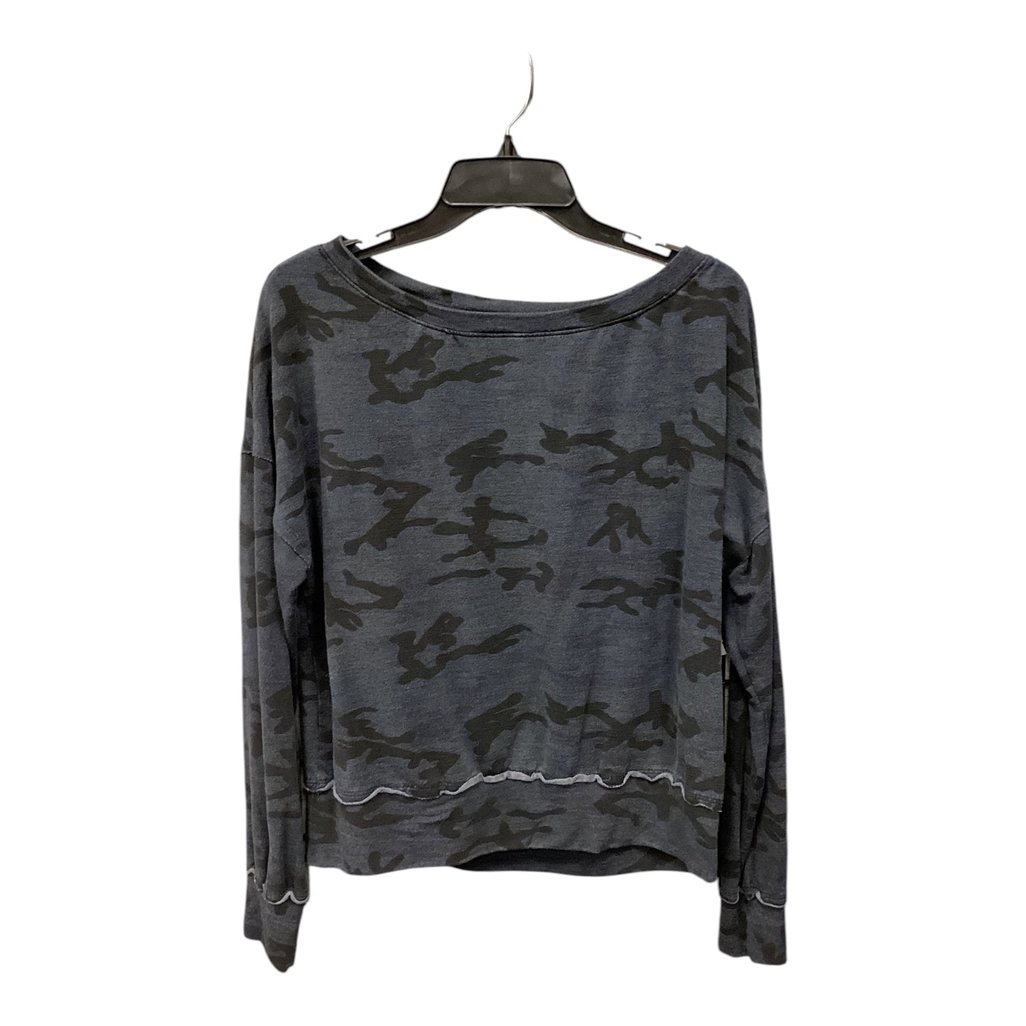 Top Long Sleeve By Sundry In Camouflage Print, Size: Xs