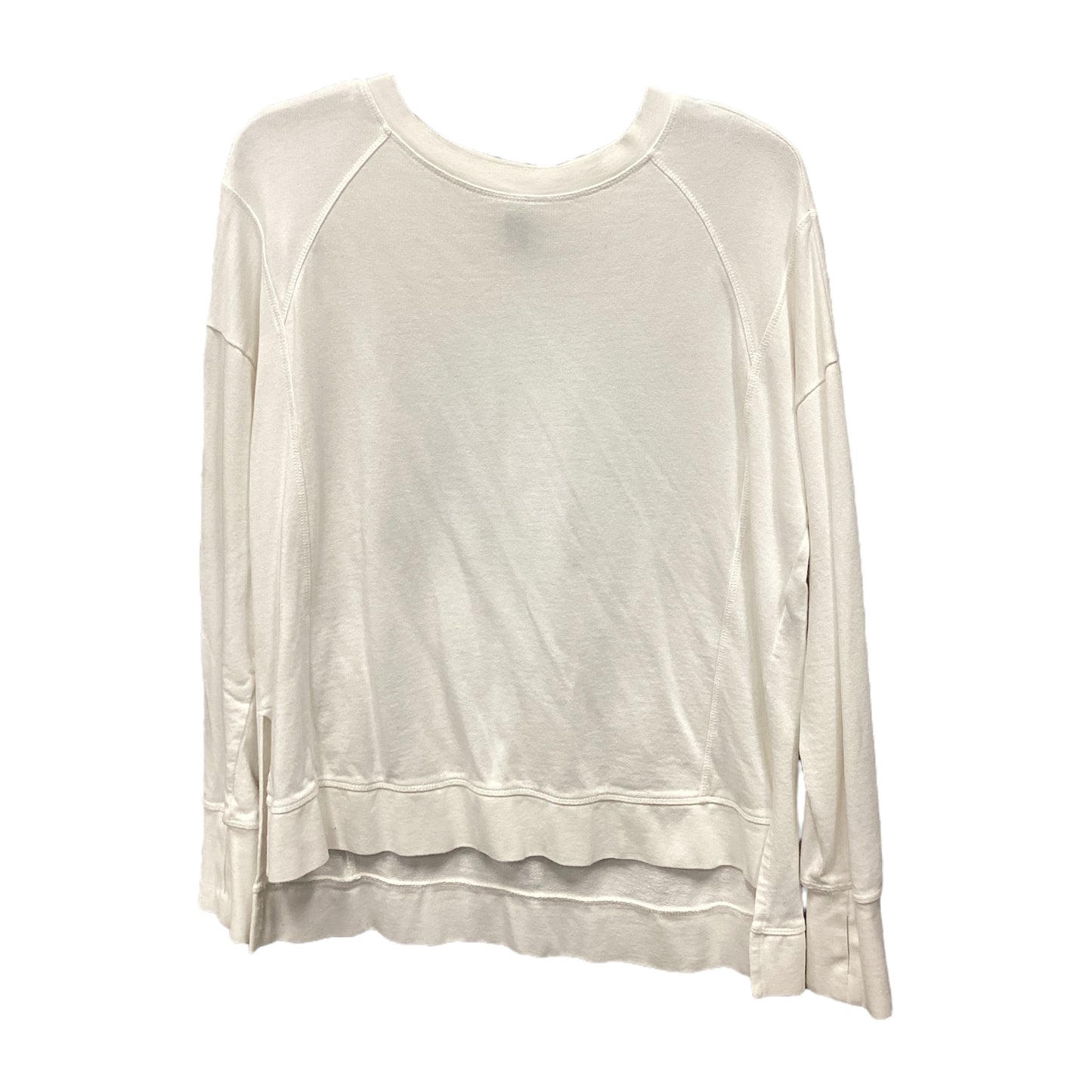 Athletic Top Long Sleeve Crewneck By Sweaty Betty In Cream, Size: S