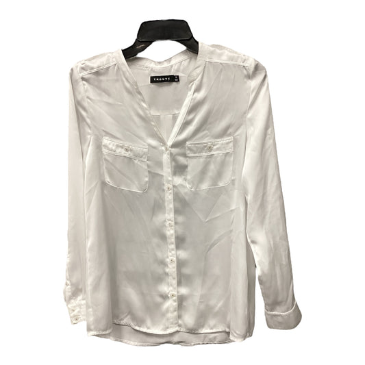 Top Long Sleeve By Trouve In White, Size: Xs