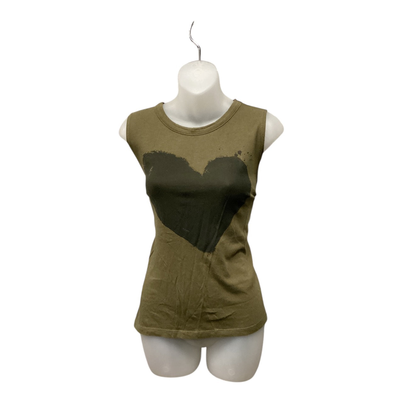 Top Sleeveless By Chaser In Green, Size: M