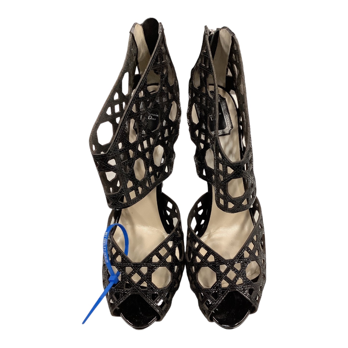 Black Sandals Luxury Designer Dior, Size 12