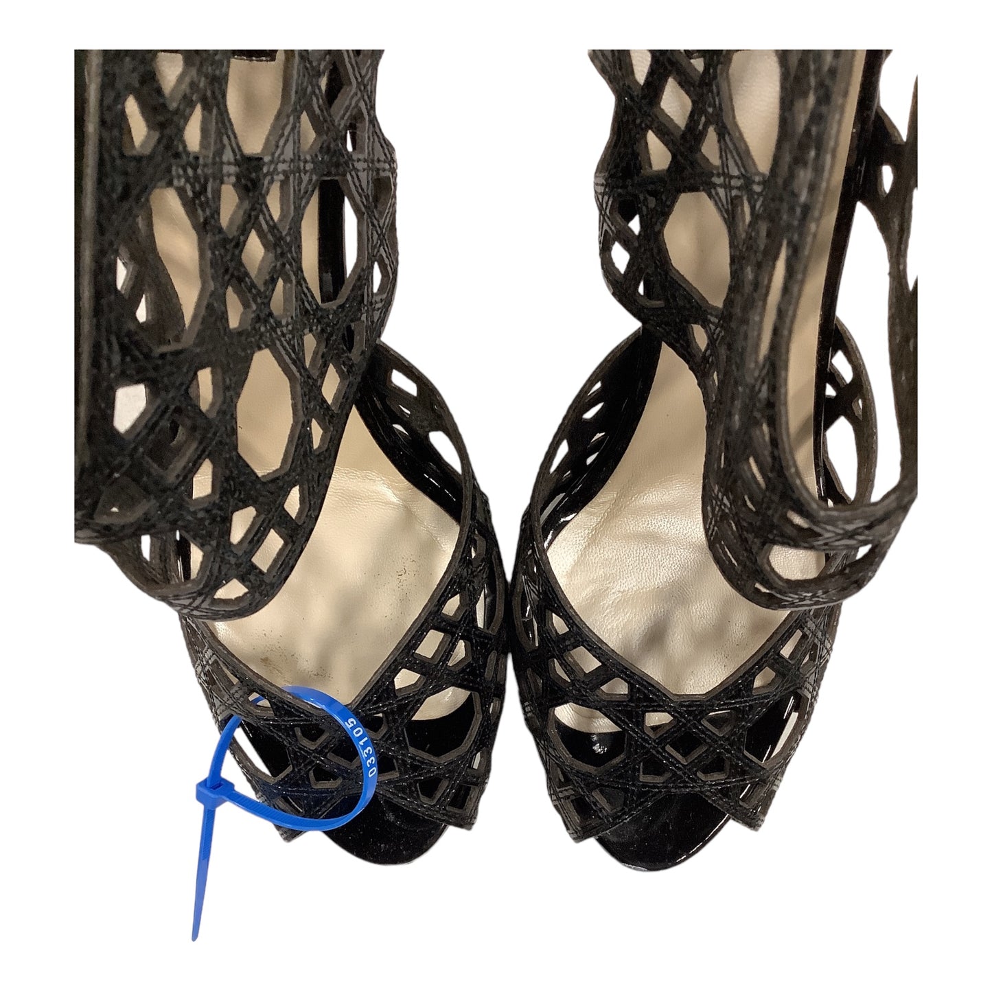 Black Sandals Luxury Designer Dior, Size 12