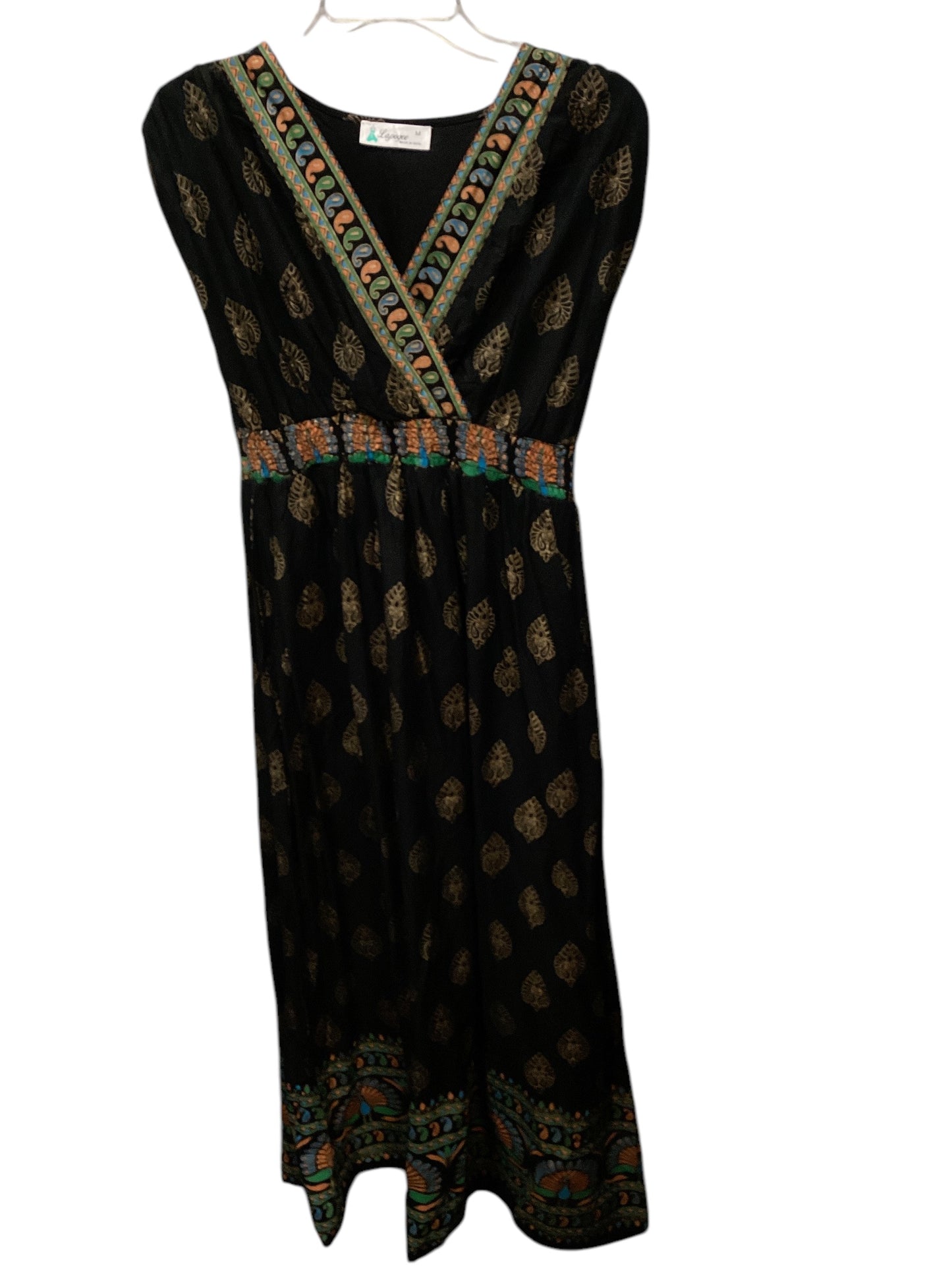 Dress Casual Maxi By Cmf In Multi-colored, Size: M