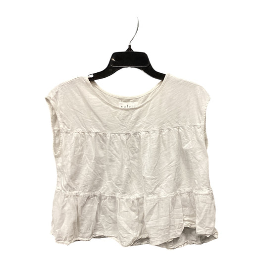 Top Sleeveless By Velvet In White, Size: Xs