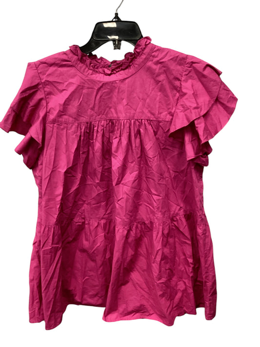 Tunic Short Sleeve By Maeve In Pink, Size: L