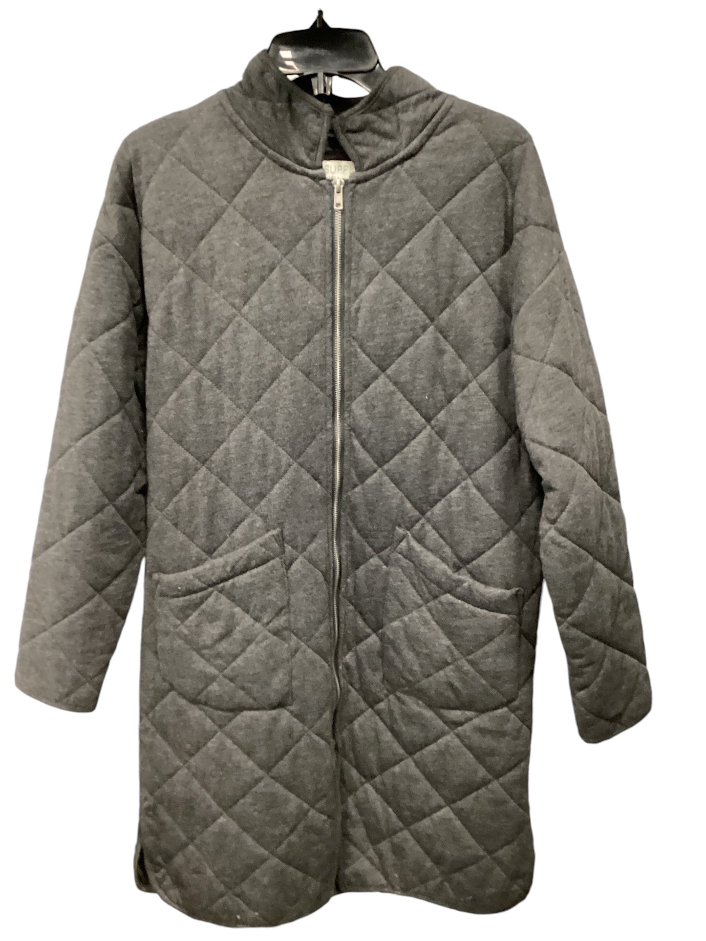 Coat Puffer & Quilted By Z Supply In Grey, Size: Xs