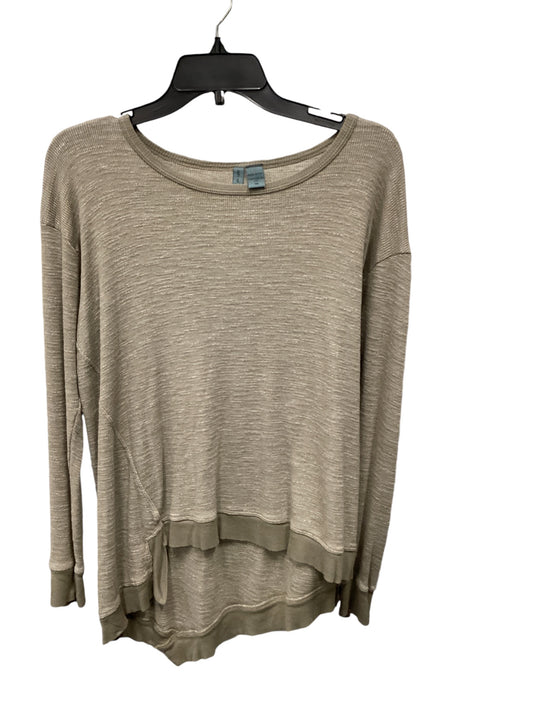 Top Long Sleeve By Left Of Center In Green, Size: Xs