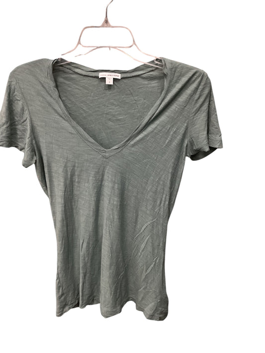 Top Short Sleeve Basic By James Perse In Green, Size: L