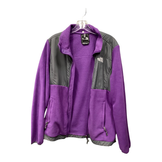 Athletic Jacket By The North Face In Purple, Size: Xl