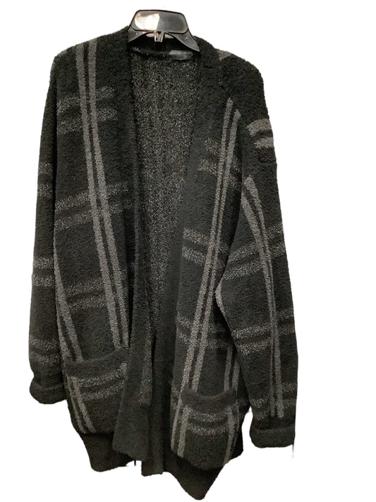 Black Sweater Cardigan Barefoot Dreams, Size L