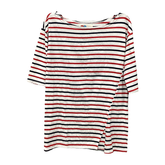 Top Long Sleeve By Free People In Striped Pattern, Size: S