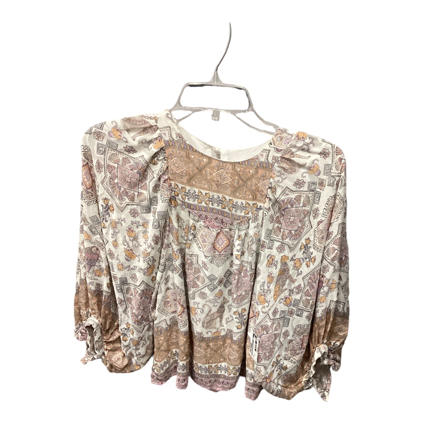 Top Long Sleeve By Anthropologie In Multi-colored, Size: Xxs