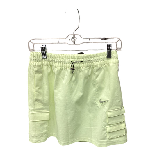 Athletic Skirt By Nike In Green, Size: S