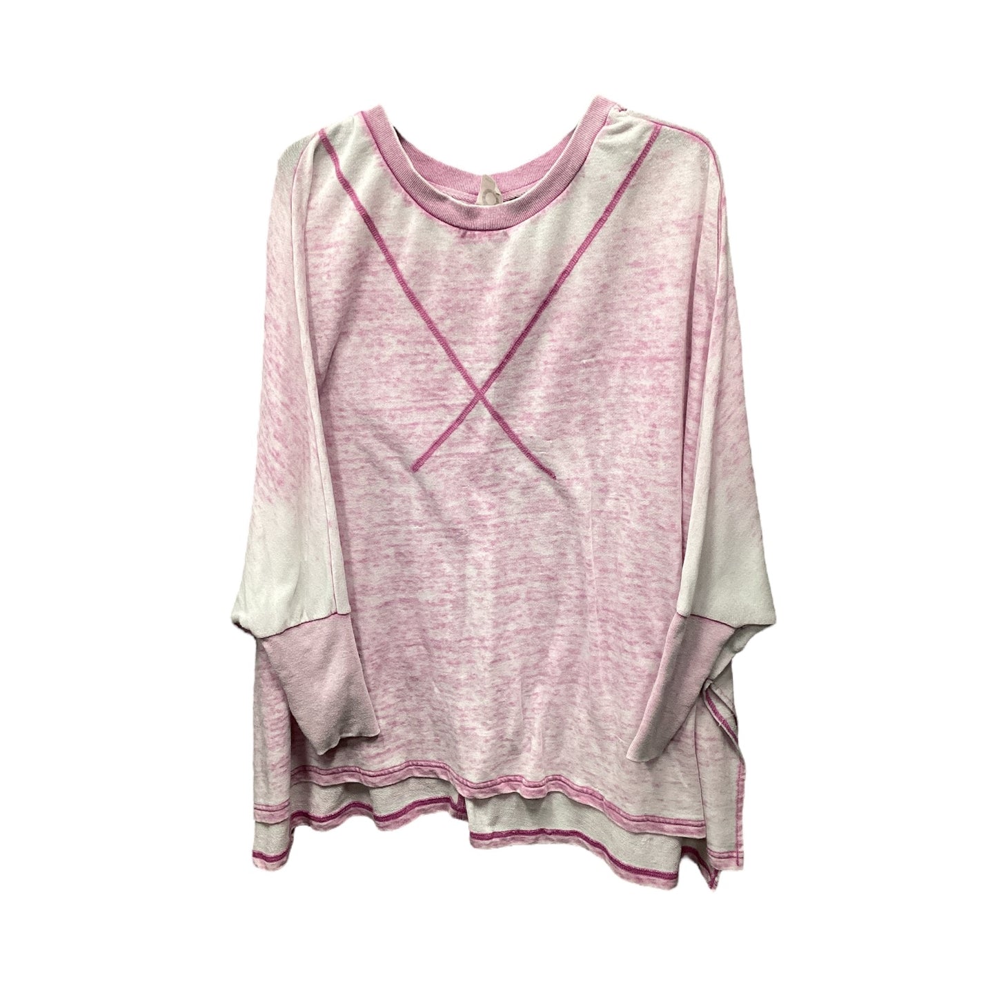 Top Long Sleeve By Akemi And Kin In Pink, Size: Xs