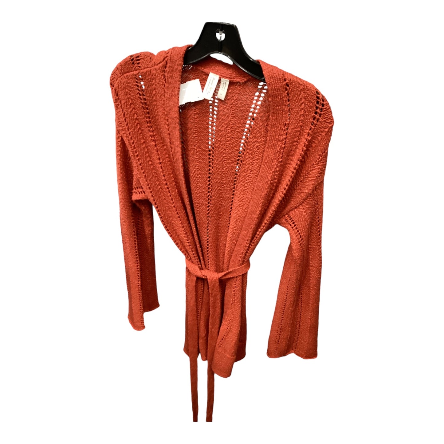 Sweater Cardigan By Meadow Rue In Orange, Size: Xs