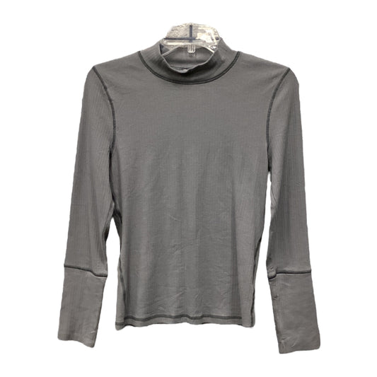 Top Long Sleeve Basic By Free People In Grey, Size: L