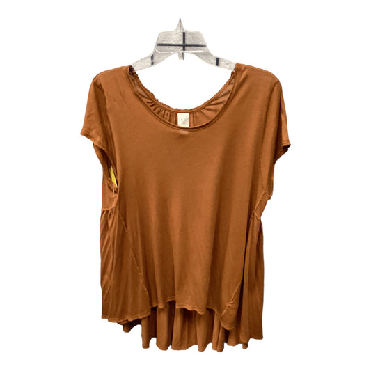 Top Short Sleeve Basic By We The Free In Orange, Size: M