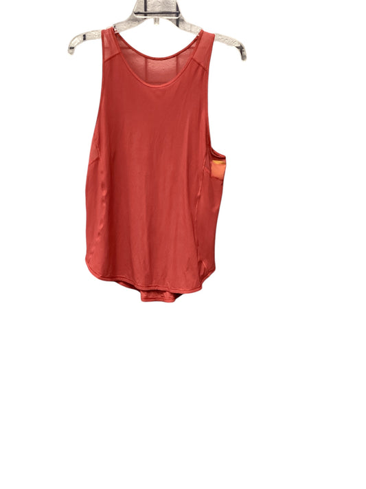 Athletic Tank Top By Lululemon In Red, Size: 8