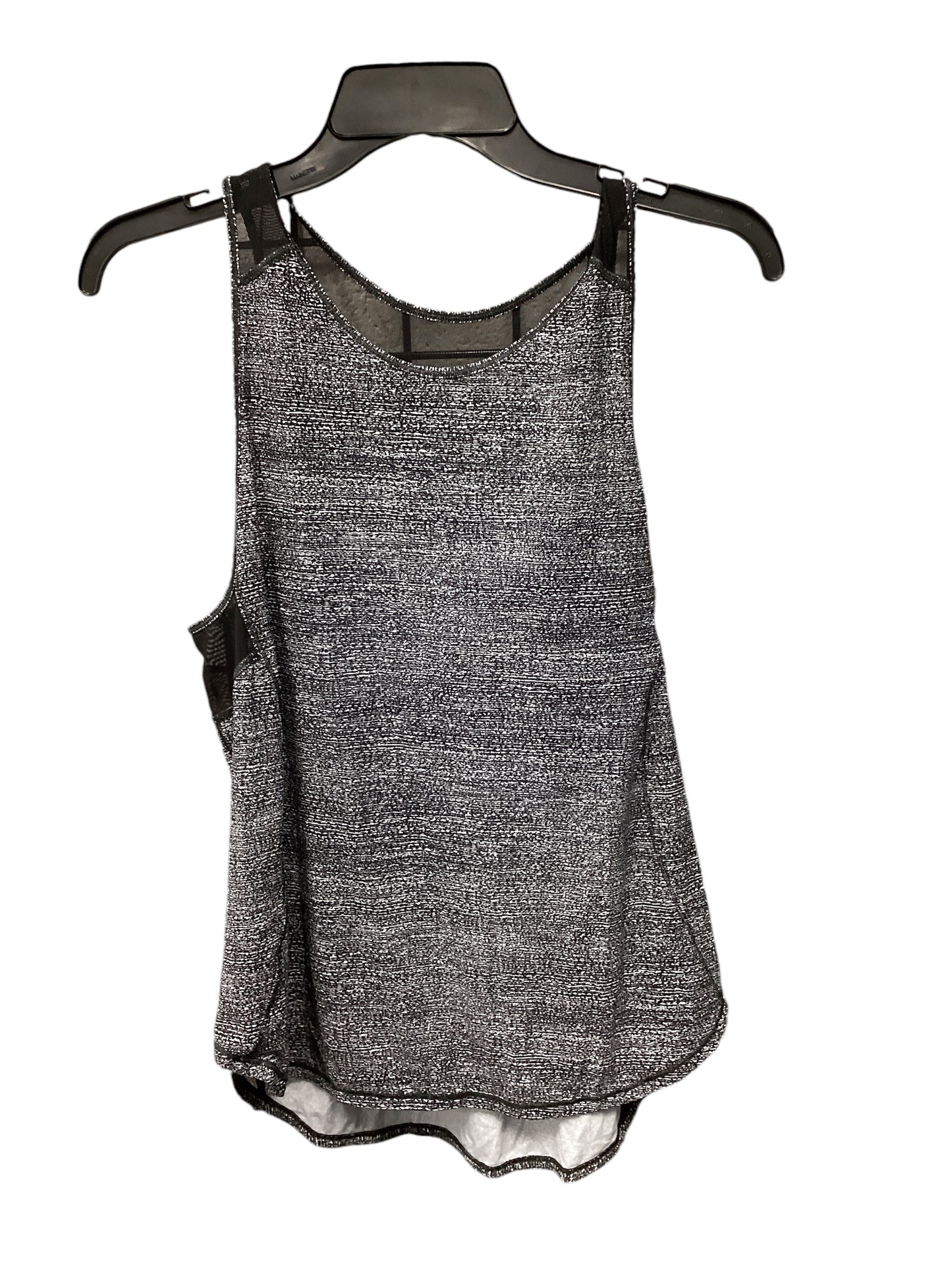 Athletic Top Short Sleeve By Lululemon In Grey, Size: S