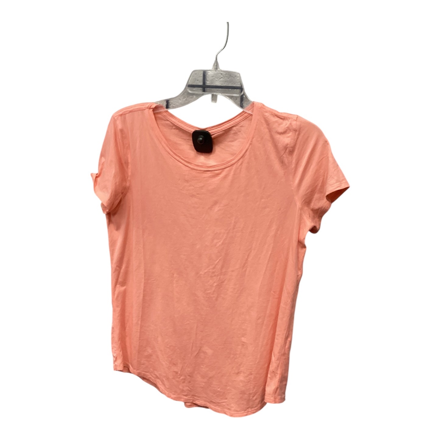 Athletic Top Short Sleeve By Lululemon In Pink, Size: M