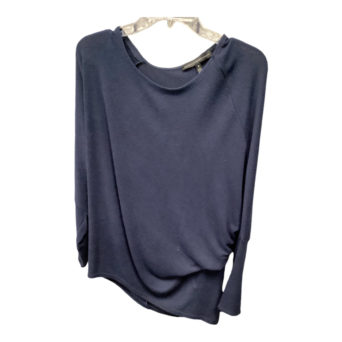 Tunic Long Sleeve By White House Black Market In Blue, Size: M