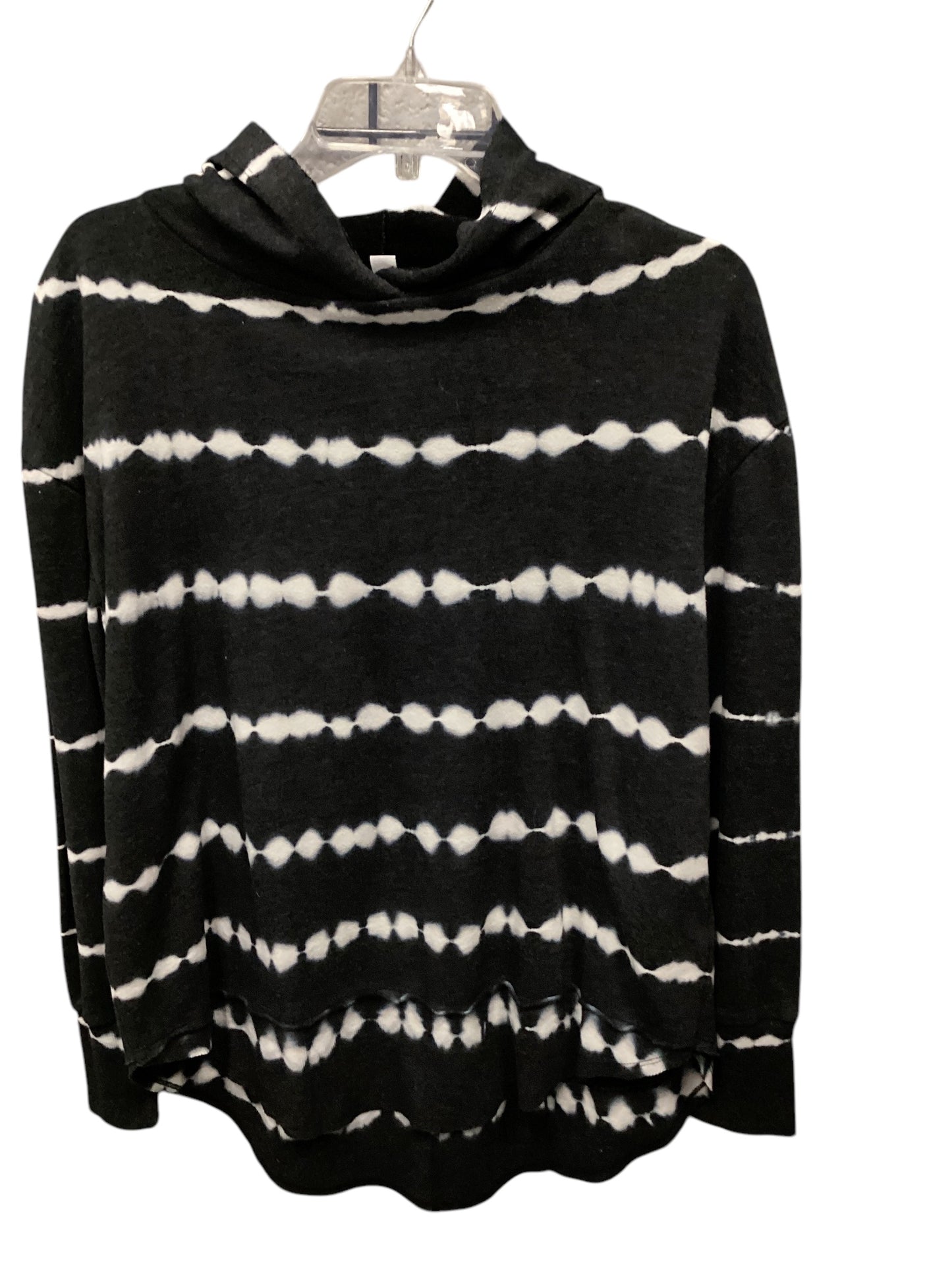 Sweatshirt Hoodie By Peyton Jensen In Black, Size: S