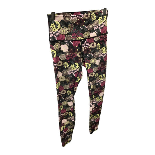 Athletic Leggings By Lululemon In Floral Print, Size: 2