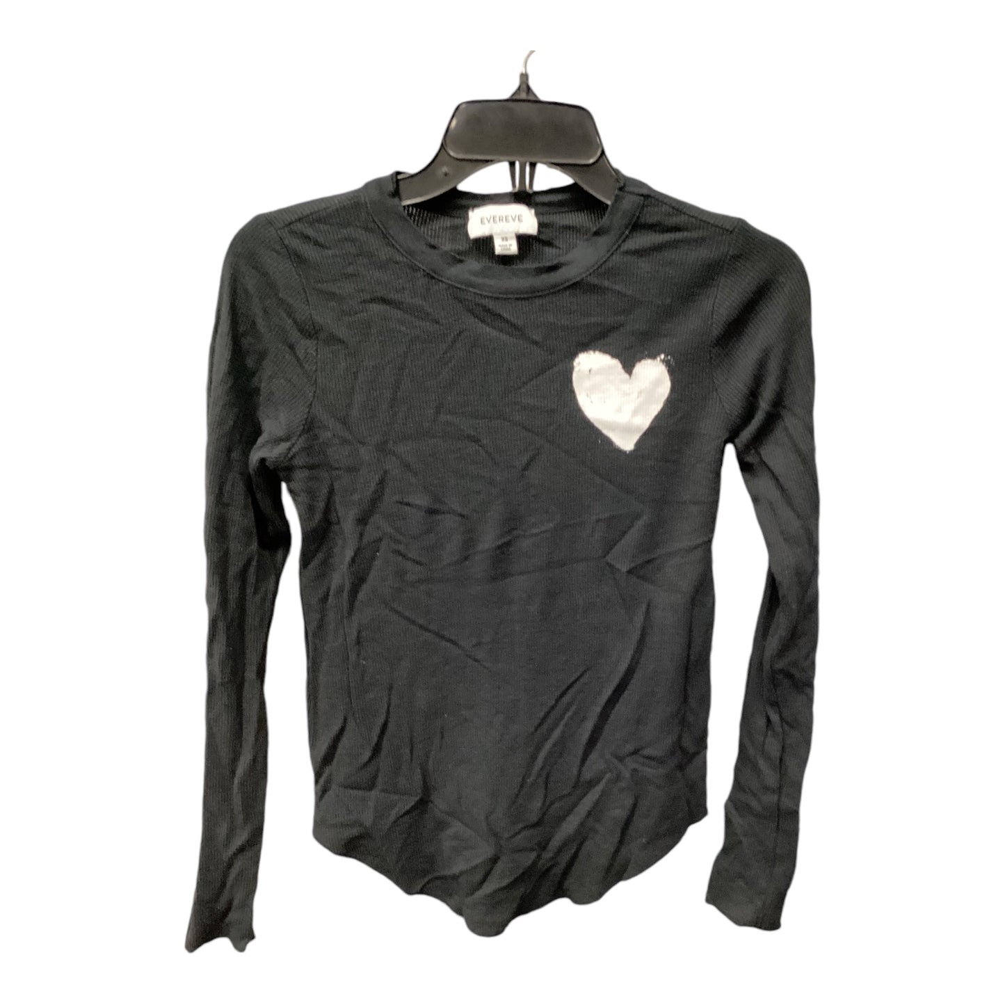 Top Long Sleeve By Evereve In Black, Size: Xs