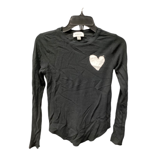 Top Long Sleeve By Evereve In Black, Size: Xs