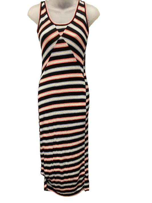Striped Pattern Dress Designer Marc By Marc Jacobs, Size Xs