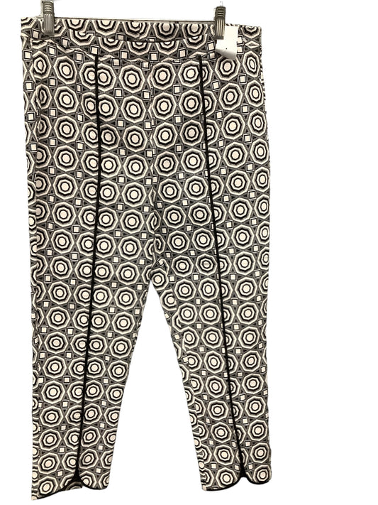 Black & White Pants Cropped Joseph Ribkoff, Size 12