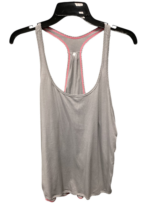 Athletic Tank Top By Lululemon In Grey, Size: S