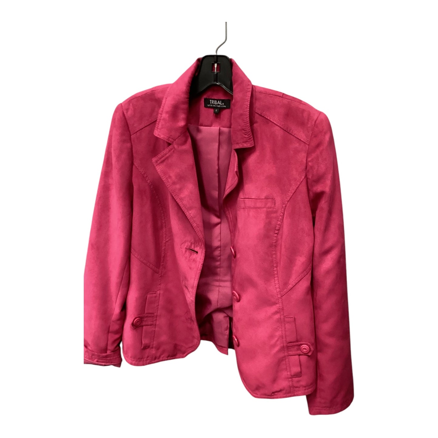 Blazer By Tribal In Pink, Size: 6