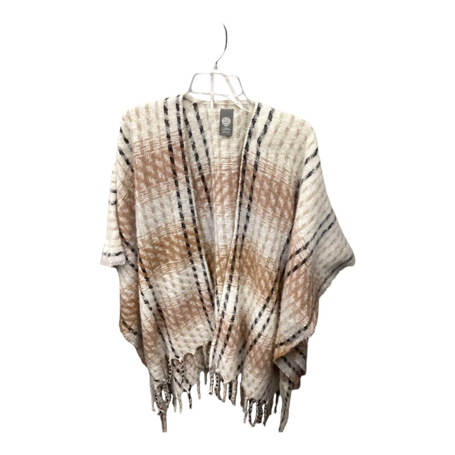 Shawl By Vince Camuto In Plaid Pattern, Size: Osfm