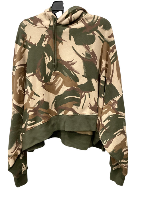 Sweatshirt Hoodie By Polo Ralph Lauren In Camouflage Print, Size: Xxl