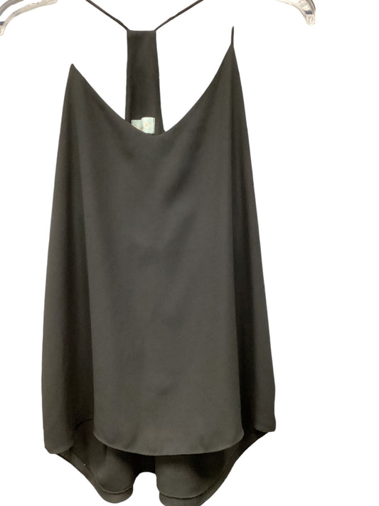 Top Sleeveless By Veronica M In Black, Size: L