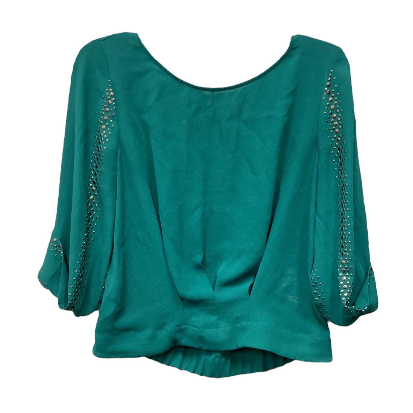 Top 3/4 Sleeve By Bcbgmaxazria In Green, Size: M