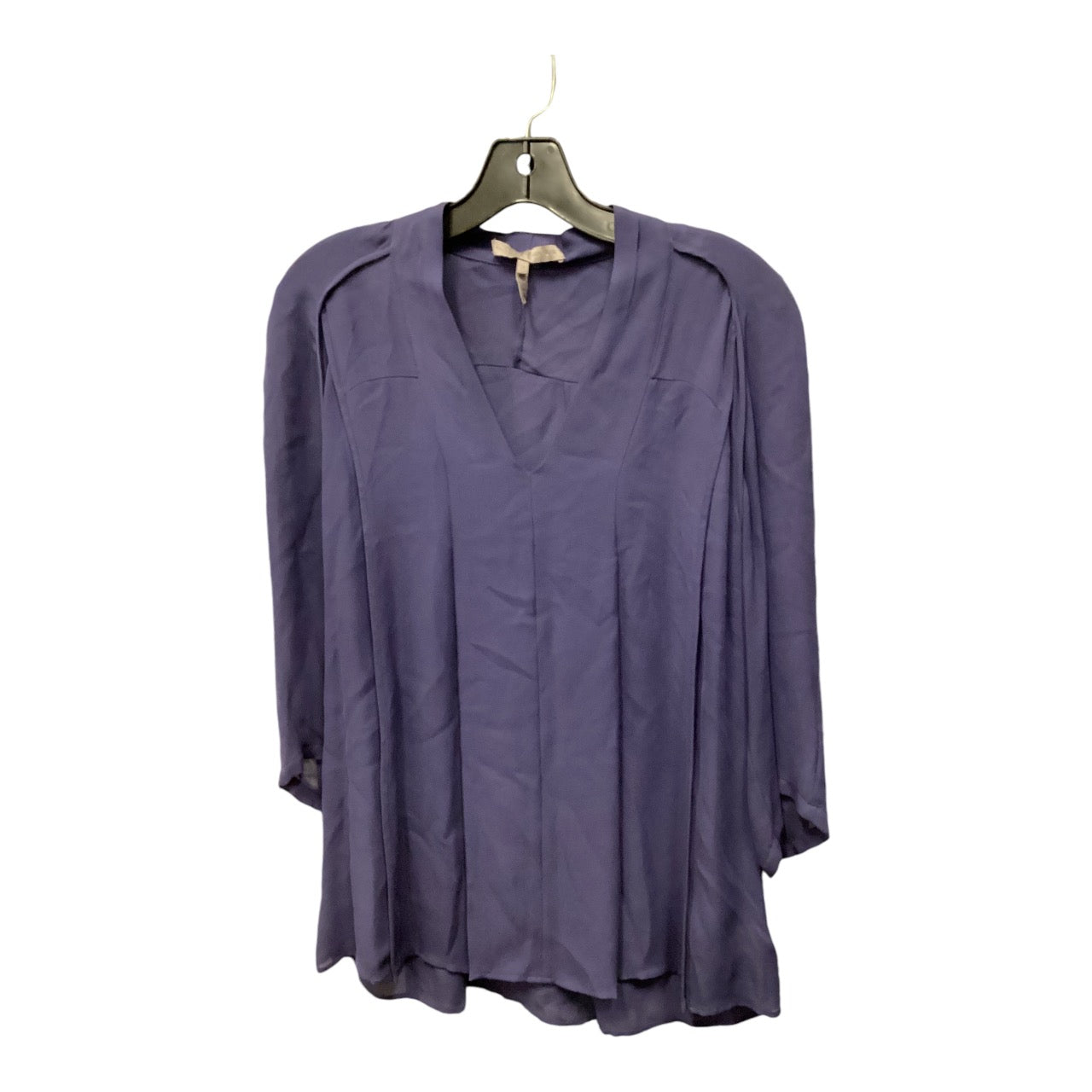 Top Long Sleeve By Halston Heritage In Navy, Size: 2