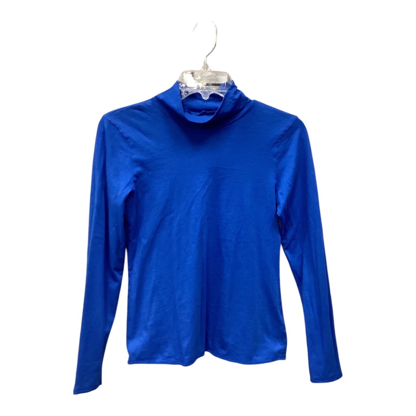 Top Long Sleeve Basic By Anthropologie In Blue, Size: S