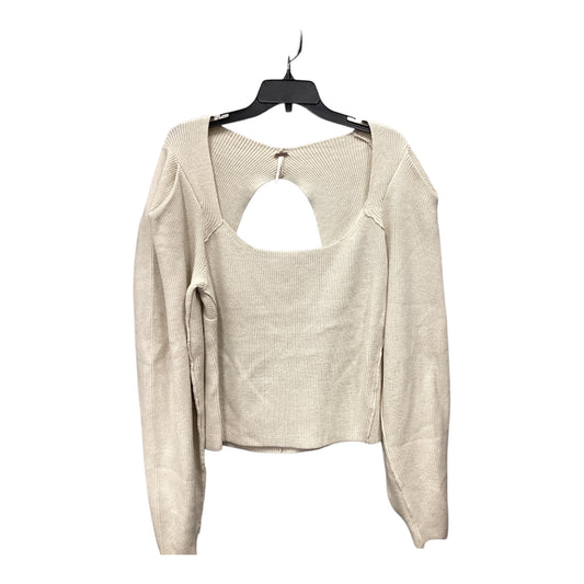 Sweater By Free People In Cream, Size: L